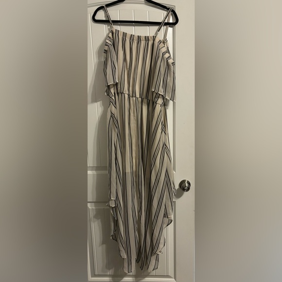 Stripe High Low Dress - Picture 2 of 3